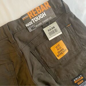 Ariat Work Rebar M4 Pants Men 32x38 Relaxed DuraStretch Straight Leg Utility